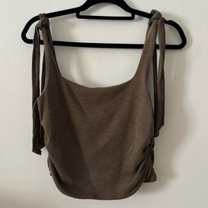 Free people Boulevard tank top, Large in Olive
